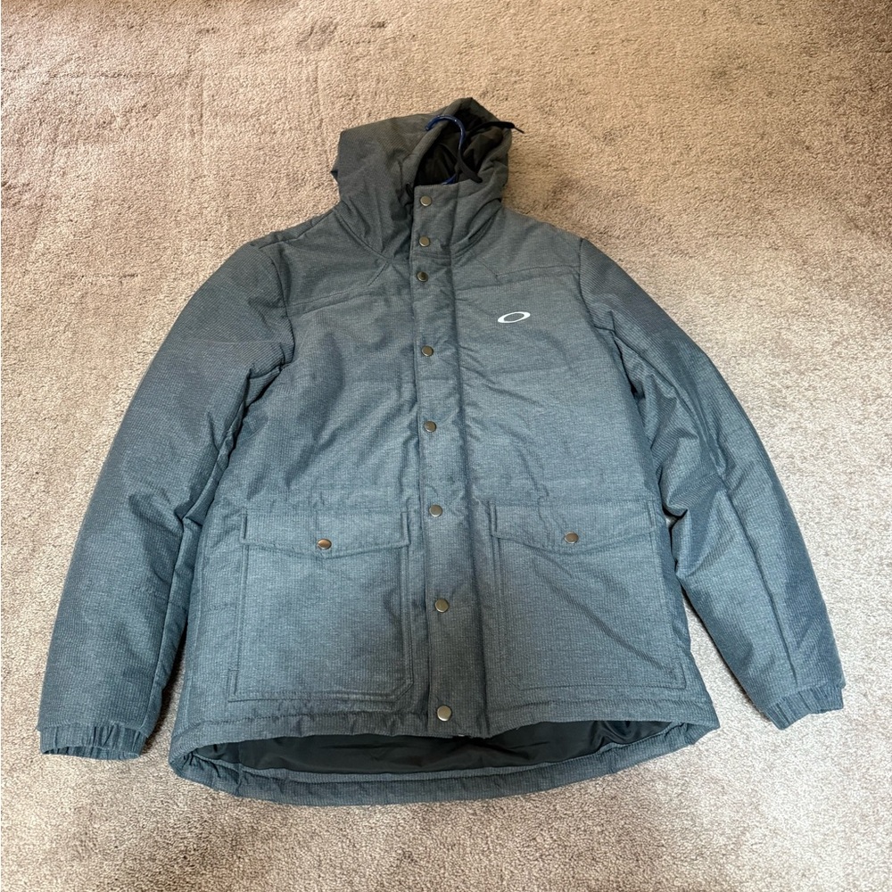 Oakley Men's Dark Gray Ski Jacket
